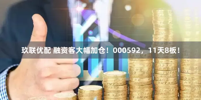 玖联优配 融资客大幅加仓！000592，11天8板！
